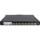 Inter-Tech KVM-1708 rack-konsol 43,2 cm (17") 1280 x 1024 pixel Stål Sort