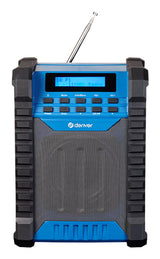 Denver WRD-60 radio Bærbar Sort, Blå