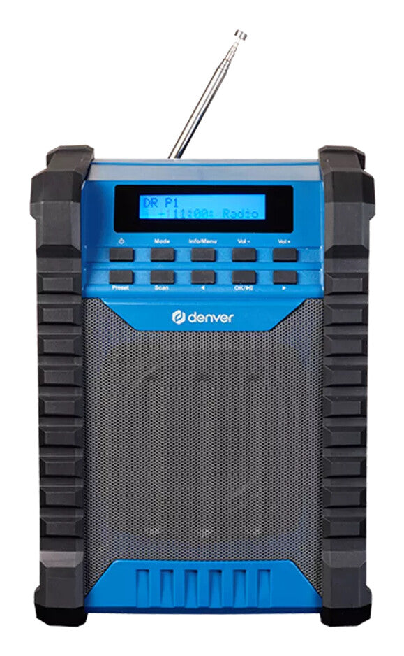 Denver WRD-60 radio Bærbar Sort, Blå