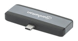 Manhattan 190404 dockingstation Ledningsført USB 3.2 Gen 2 (3.1 Gen 2) Type-C Grå