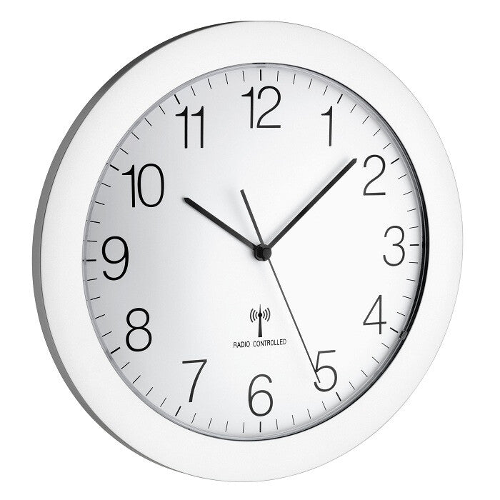 TFA-Dostmann 60.3512.02 Væg- og bordur Mekanisk ur Cirkel Hvid
