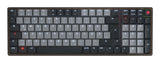 CHERRY KW 550 MX LP tastatur Hjemme/kontor USB + Bluetooth QWERTZ Tysk Sort