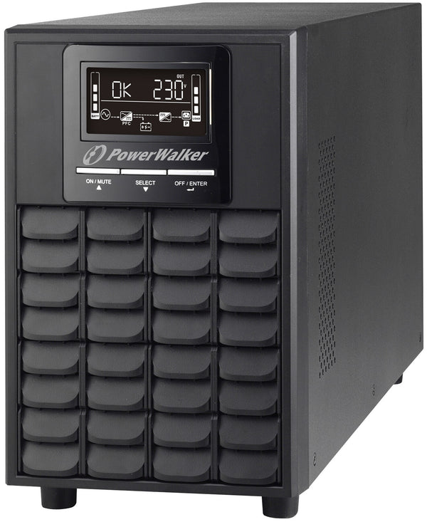 PowerWalker VFI 1000 CG PF1 UPS-enhed Dobbeltkonvertering (online) 1 kVA 1000 W 4 AC stikkontakt(er)