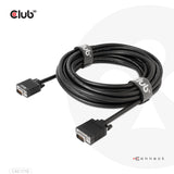 CLUB3D CAC-1710 VGA kabel 10 m VGA (D-Sub) Sort