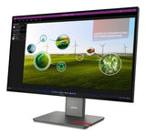 Lenovo ThinkVision P27Q-40 computerskærm 68,6 cm (27") 2560 x 1440 pixel Quad HD LED Sort