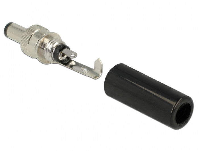 DeLOCK 89914 kabelsamler DC Sort, Nikkel