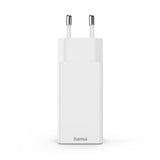 Hama 00125142 oplader til mobil enhed Universel Hvid Vekselstrøm Hurtig opladning Indendørs