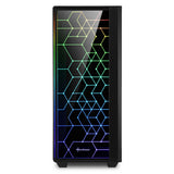 Sharkoon RGB LIT 100 Midi Tower Sort
