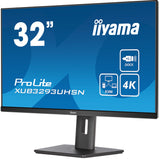 iiyama ProLite XUB3293UHSN-B5 computerskærm 80 cm (31.5") 3840 x 2160 pixel 4K Ultra HD LCD Sort