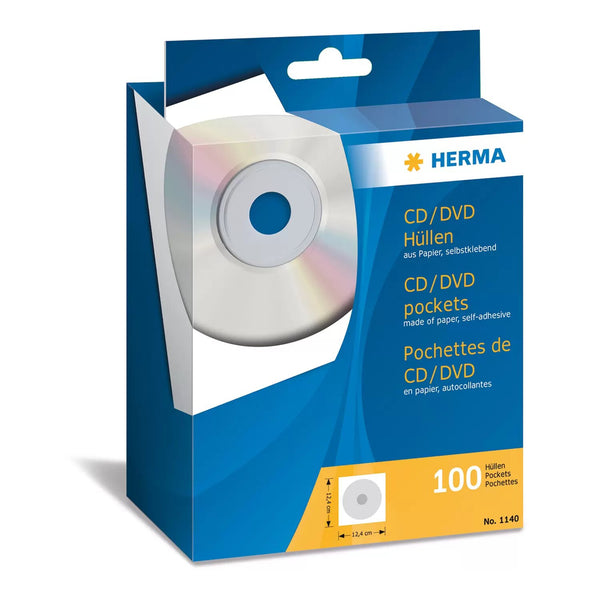 HERMA 1140 optisk disk etui 1 diske