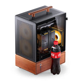 Jonsbo T7 Midi Tower Sort, Træ