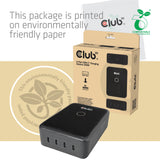 CLUB3D CAC-1933 oplader til mobil enhed Universel Sort Vekselstrøm Hurtig opladning Indendørs