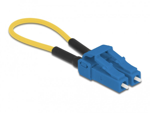 DeLOCK 86924 InfiniBand og fiberoptisk kabel 0,06 m LC Blå, Gul