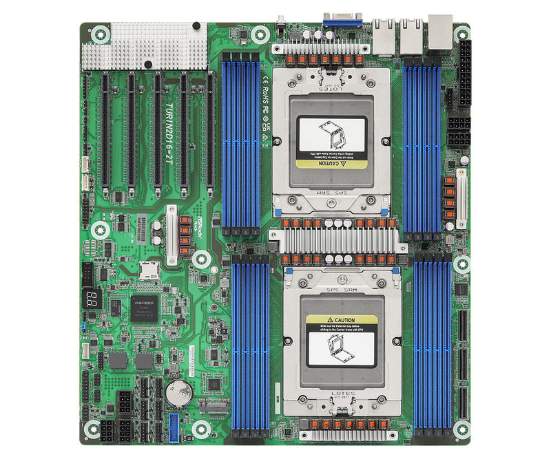 Asrock TURIN2D16-2T bundkort AMD SoC Socket SP5 EEB
