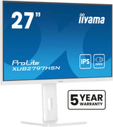 iiyama ProLite XUB2797HSN-W2 computerskærm 68,6 cm (27") 1920 x 1080 pixel Fuld HD LED Hvid