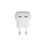dbramante1928 CH25EUWH7129 oplader til mobil enhed Mobiltelefon Hvid USB Hurtig opladning Indendørs