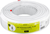 Goobay 49761 koaxial kabel 20 m Nej Hvid