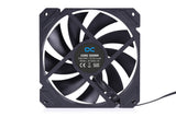 Alphacool 24852 Computerkølesystem Computerkabinet Ventilator 12 cm Sort 1 stk