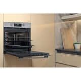 Whirlpool OMK58HR0X 71 L Sort, Rustfrit stål