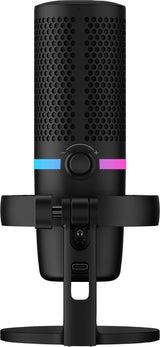 HyperX DuoCast ─ USB-mikrofon (sort) ─ RGB-lys