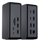 ProXtend DOCK2XUSB4 dockingstation Ledningsført USB4 Grå
