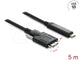 DeLOCK 83623 USB-kabel USB 2.0 5 m USB C Micro-USB B 10 Gbit/sek. Sort