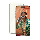 PanzerGlass ® EyeCARE™ Skærmbeskyttelse iPhone 15 Pro Max | Ultra-Wide Fit