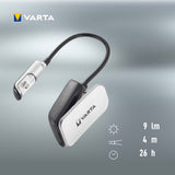 Varta 16618 Sort, Sølv Klip lommelygte LED