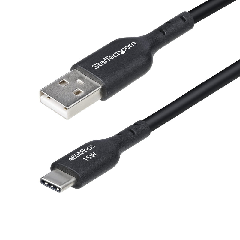 StarTech.com USB2AC3MNC USB-kabel USB 2.0 3 m USB A USB C 0,48 Gbit/sek. Sort