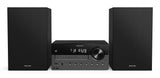 Philips TAM4505M2/12 stereoanlæg Home audio micro system 80 W Sort, Mørkegrå