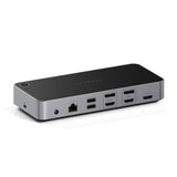 Satechi Triple 4K Display Ledningsført Dock Sort, Sølv