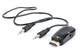 Gembird A-HDMI-VGA-02 kabel kønsskifter VGA (D-Sub) Sort