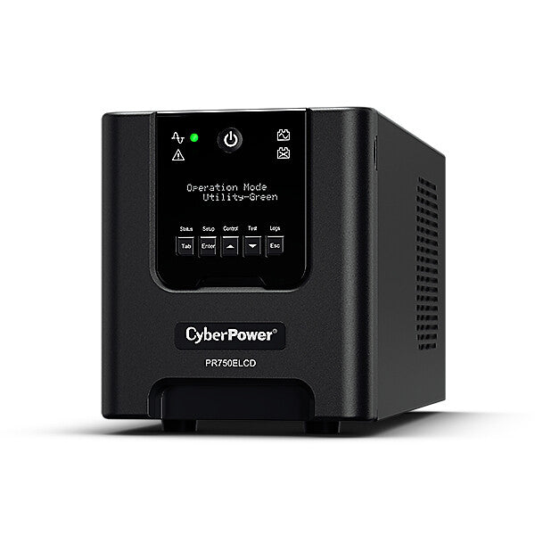 CyberPower PR750ELCDGR UPS-enhed Interaktivt indgangsstik 0,75 kVA 675 W 4 AC stikkontakt(er)