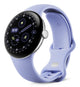 Google Pixel Watch 4 AMOLED 41 mm Digital Berøringsskærm 4G Sølv Wi-Fi GPS (satellit)
