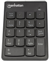 Manhattan 178846 numerisk tastatur Laptop/PC RF trådløst Sort