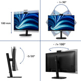 Philips 3000 series 32B2U3601H/00 computerskærm 80 cm (31.5") 2560 x 1440 pixel Quad HD LCD Sort