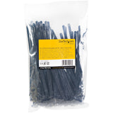 StarTech.com CBMZTRB8BK kabelsamler Udløselig kabelbinder Nylon, Plast Sort 100 stk