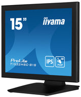 iiyama ProLite T1532MSC-B1S computerskærm 38,1 cm (15") 1024 x 768 pixel XGA LCD Berøringsskærm Sort