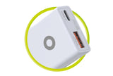 Mobile Origin MO-GAN30W-MO16 oplader til mobil enhed Universel Hvid USB Hurtig opladning Indendørs