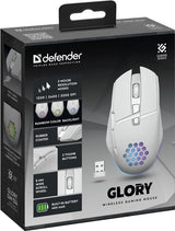 Defender GLORY GM-514 mus Spil Højre hånd RF trådløst Optisk 3200 dpi