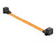DeLOCK 87031 netværkskabel Sort, Orange 0,3 m