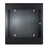 APC NetShelter WX Wall-Mount Enclosure 13U Glass Door Black Vægmonteret stativ Sort