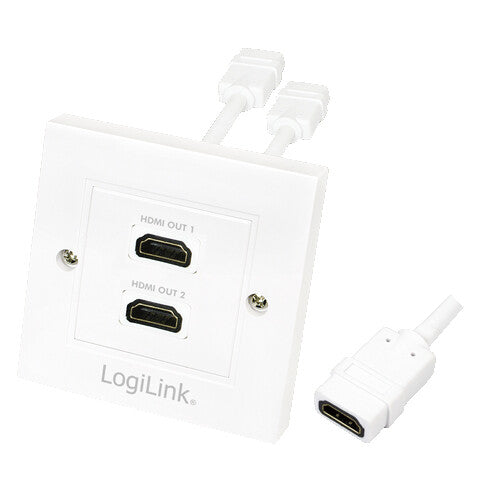 LogiLink AH0015 HDMI-kabel HDMI Type A (Standard) Hvid