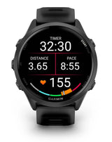Garmin Forerunner 570 3,56 cm (1.4") AMOLED 47 mm Digital 454 x 454 pixel Berøringsskærm Sort Wi-Fi GPS (satellit)