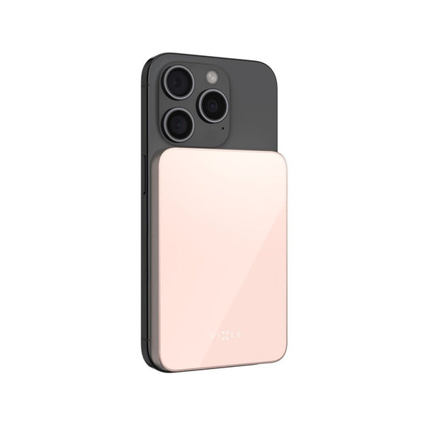 FIXED FIXZENMC-5-PI powerbank Lithium polymer (LiPo) 5000 mAh Trådløs opladning Lyserød