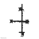 Neomounts DS60-600BL2-1 skærmbeslag og -stativer 81,3 cm (32") Skrivebord Sort