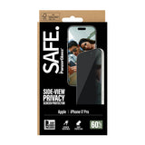 PanzerGlass SAFE. by ® 2-Way Privacy Skærmbeskyttelse iPhone 17 Pro | Ultra-Wide Fit m. EasyAligner