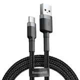 Baseus CATKLF-BG1 USB-kabel 1 m USB A USB C Sort