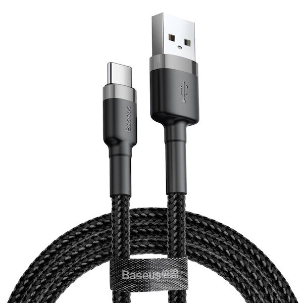 Baseus CATKLF-BG1 USB-kabel 1 m USB A USB C Sort