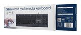 Gembird KB-MCH-06 tastatur Hjemme/kontor USB QWERTY US International Sort